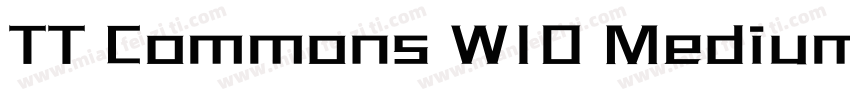 TT Commons W10 Medium字体转换